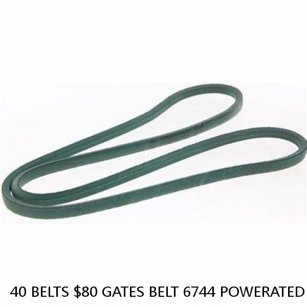 40 BELTS $80 GATES BELT 6744 POWERATED 3L440K 3/8 X 44