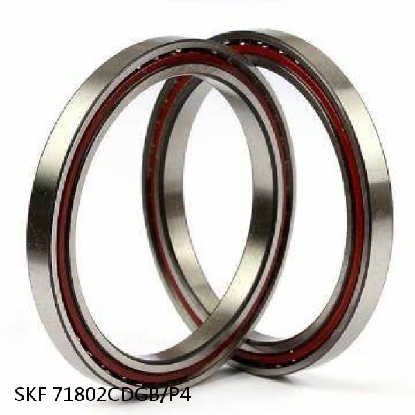 71802CDGB/P4 SKF Super Precision,Super Precision Bearings,Super Precision Angular Contact,71800 Series,15 Degree Contact Angle #1 small image