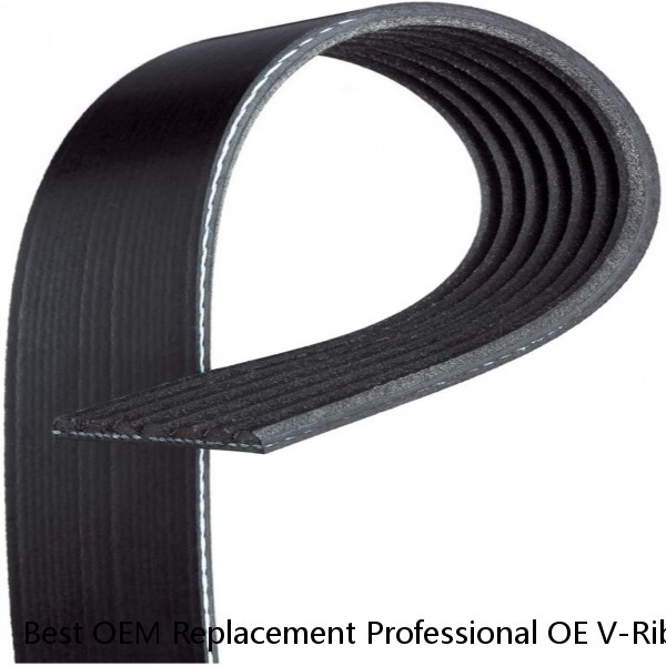 Best OEM Replacement Professional OE V-Ribbed Serpentine Belt for GM 12637204 #1 image