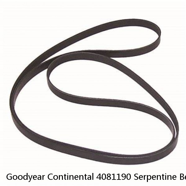 Goodyear Continental 4081190 Serpentine Belt - 4081190F #1 image