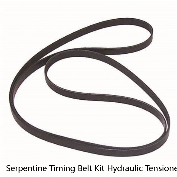 Serpentine Timing Belt Kit Hydraulic Tensioner Water Pump for 99-05 Mitsubishi #1 image